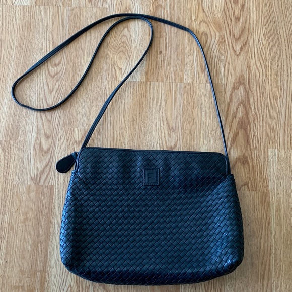 Fendi Handbags - Vintage Authentic Fendi Woven Leather Purse